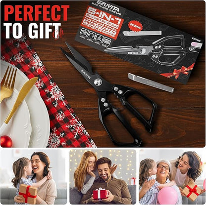 5-in-1 Multifunctional Heavy-Duty Korean Kitchen Scissors - Image 5