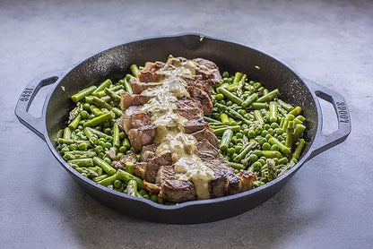 Lodge Seasoned Cast Iron Dual Handle Pan - Image 5