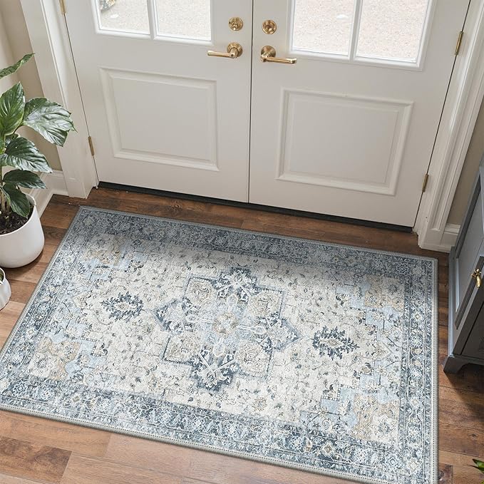 GENIMO Outdoor & Indoor Area Rug 3'x 5', Waterproof, Non-Shedding, Easy Cleaning by GENIMO