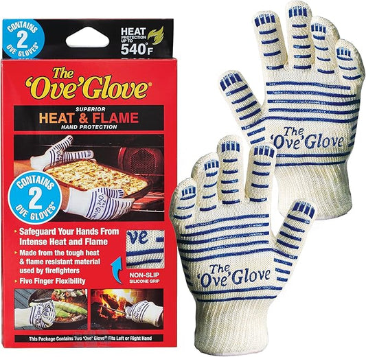 The Ove Glove - Superior Heat & Flame Hand Protection - Pack of 2 Oven Mitts by TheOveGlove