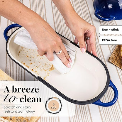 Enamelled Cast Iron Bread Loaf Pot – Dutch Oven - Image 4