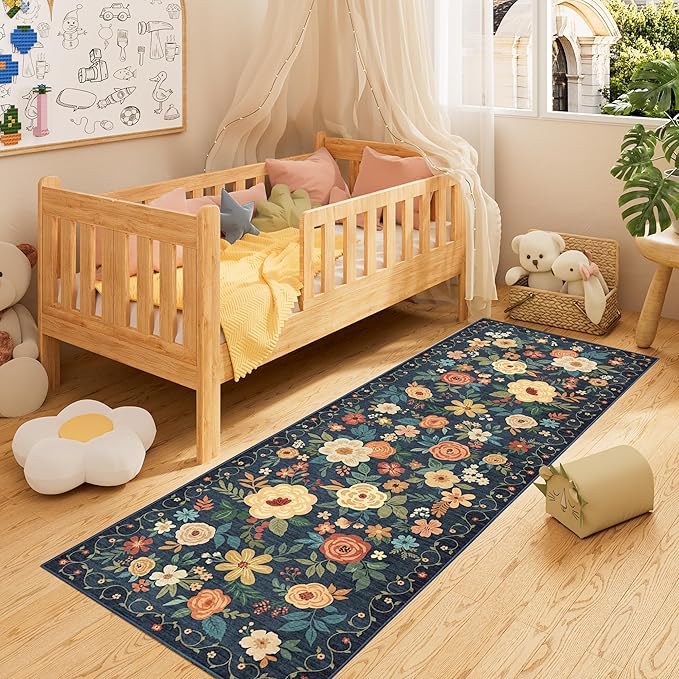 DUKINO Runner Rug, 2x10 Kitchen Hallway Carpet, Washable - Image 3