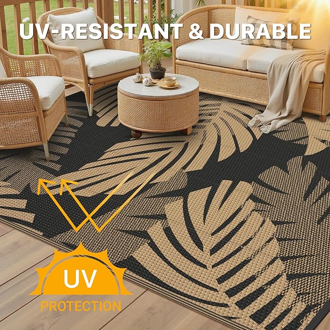 GENIMO Waterproof Outdoor Rug 10' x 14' - Image 4