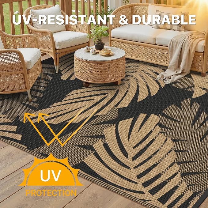 GENIMO Waterproof Outdoor Rug 9' x 12' - Image 4