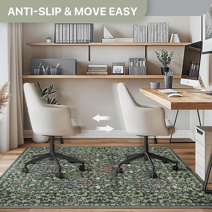 48"x72" Office Chair Mat for Hardwood Tile Floor, Under Desk Carpet Protector - Image 5