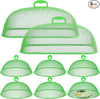 Hicarer 8 Pcs Metal Mesh Screen Food Cover by Hicarer