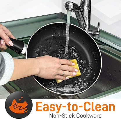 SereneLife Kitchenware Pots & Pans Basic Kitchen Cookware, Heat Resistant - Image 5