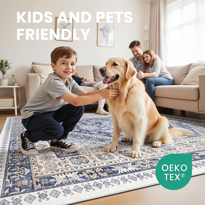 zesthome 2x3 Entryway Rug, Soft Washable Rugs, Non Slip Area Rug, Stain - Image 7