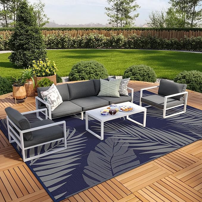 GENIMO Outdoor Rug 9' x 18' Waterproof - Image 4