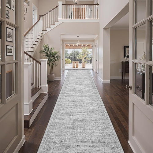 3x20 Washable Runner Rug for Hallway, Non-Slip Long Hallway Runner for Entryway by Restydon