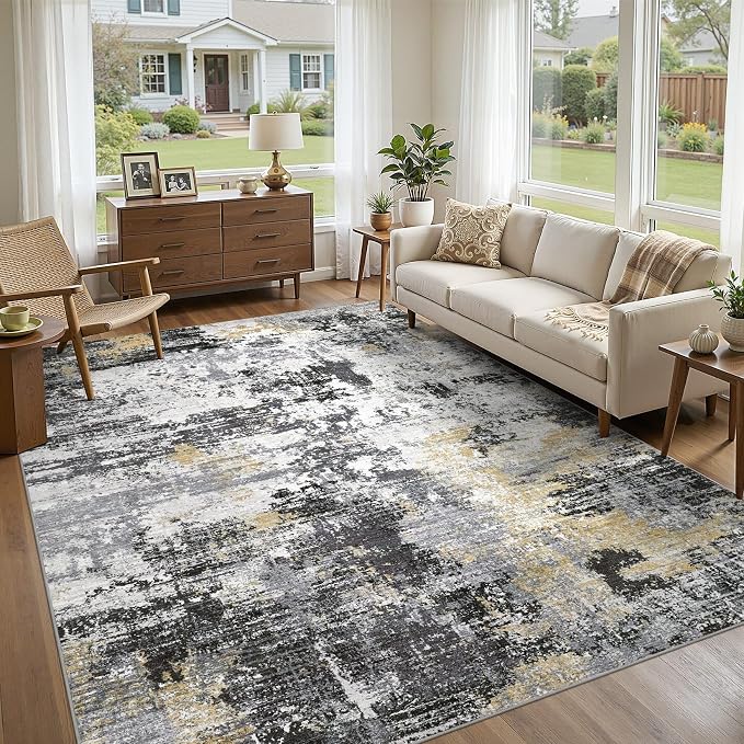 UERMEI 8x10 Area Rug for Living Room - Image 5