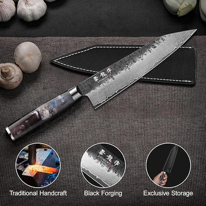 8.27 Inch Japanese Kiritsuke Chef Knife - Image 5