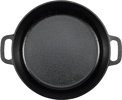Amazon Basics Pre-Seasoned Cast Iron Dutch Oven Pot - Image 3