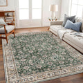 CHAMPLANT Washable Area Rug 10'x14' Boho Design Non-Shedding Easy Care Ideal by CHAMPLANT