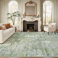 Soalmost 9x12 Area Rugs for Living Room, Non-Slip Machine Washable Vintage Rugs by Soalmost