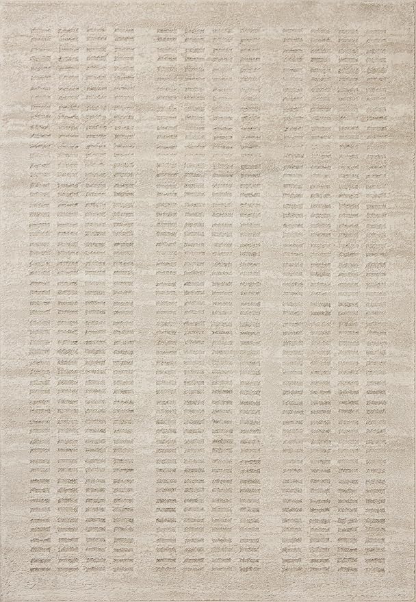 Loloi Amber Lewis Monty Collection MOT-03 Ivory/Beige 6'-7" x 9'-3", .50" Pile - Image 3