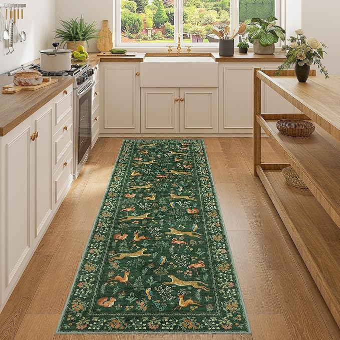 DUKINO Runner Rug, 2x7 Washable Kitchen Rugs by DUKINO