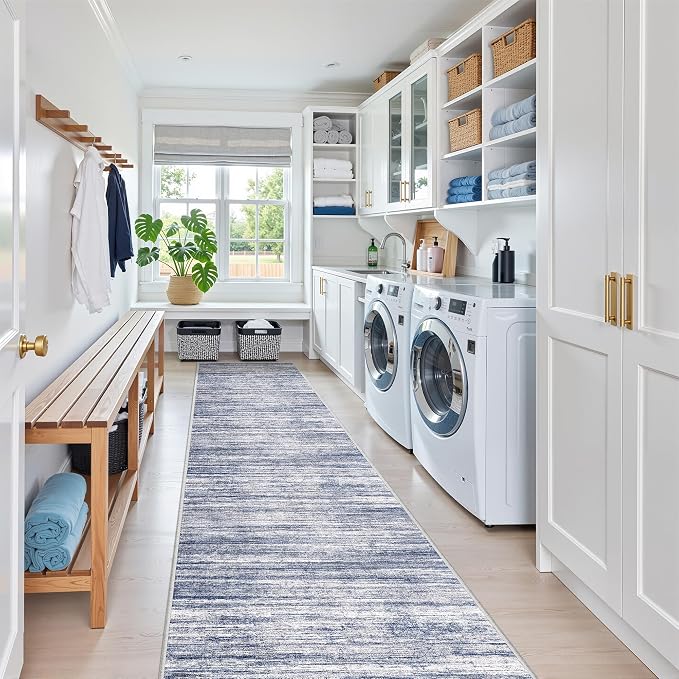 Long Bathroom Rugs Runner by Restydon