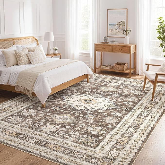 Vintage Living Room Area Rug 10x11 - Image 8