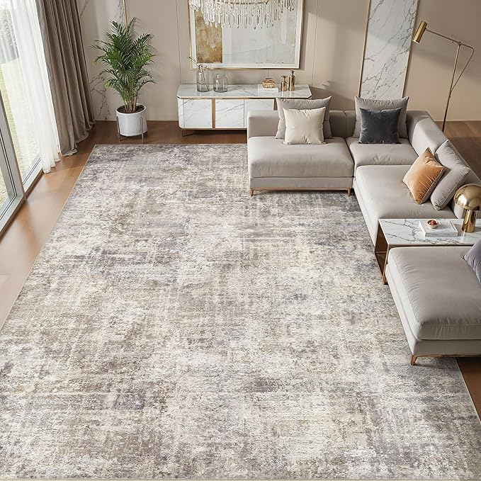 cotiled Washable 8x10 Area Rug for Living Room by COTILED