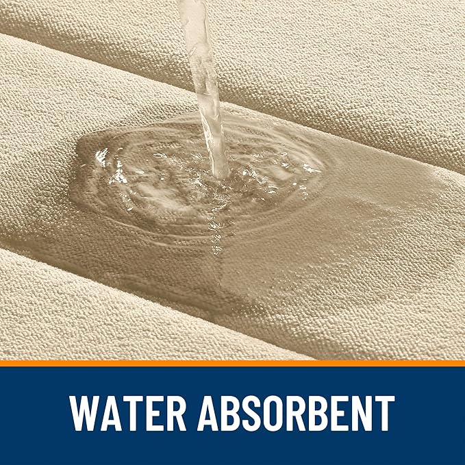 OLANLY Memory Foam Bath Mat 40x24, Super Soft Absorbent Bathroom Rugs, Quick Dry - Image 4