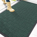 OLANLY Front Door Mat Outside Entrance 47x32, Heavy Duty Sturdy Natural Rubber by OLANLY