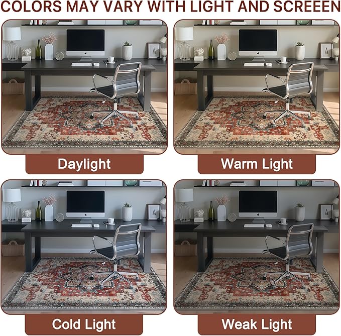 36"x60" Office Chair Mat for Hardwood Tile Floor, Under Desk Carpet Protector - Image 6