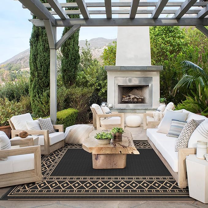 GENIMO Outdoor Rug Waterproof 9'x12' - Image 2