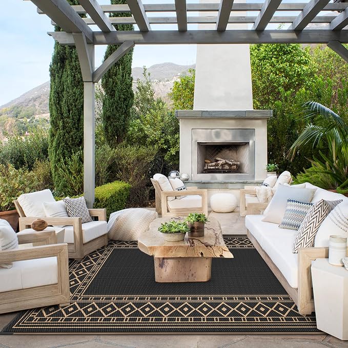GENIMO Outdoor Rug Waterproof 8'x10' - Image 2