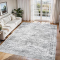 6x9 Area Rugs for Living Room Rug Washable: Abstract Rug for Dining Room by Aelenmu