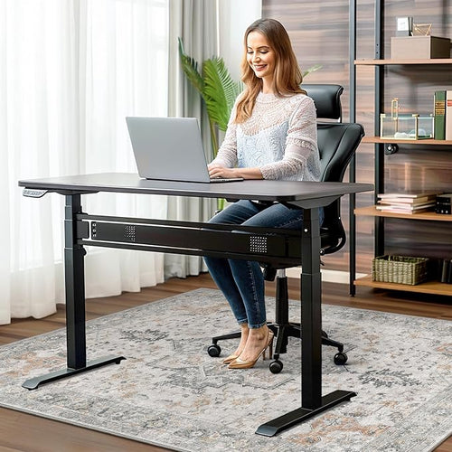 36"x60" Office Chair Mat for Hardwood Tile Floor, Under Desk Carpet Protector - Image 2