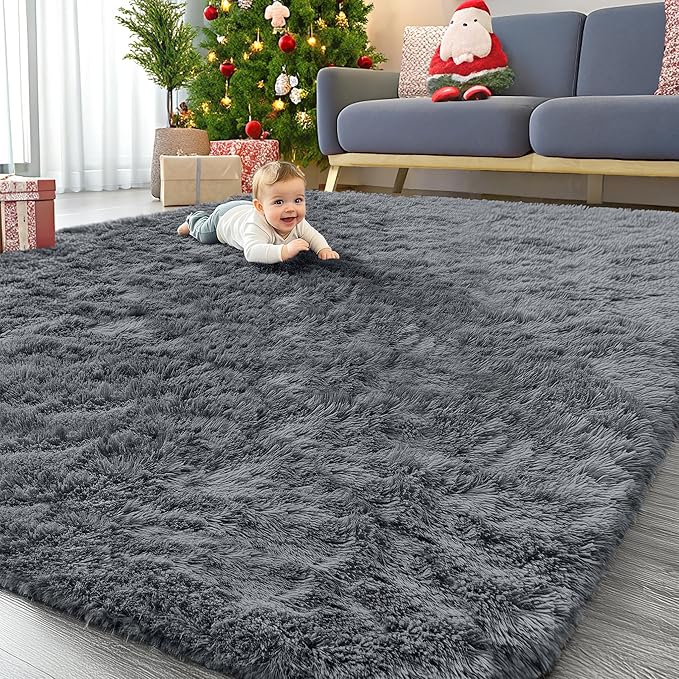 OLANLY 8x11 Machine Washable Large Area Rugs by OLANLY