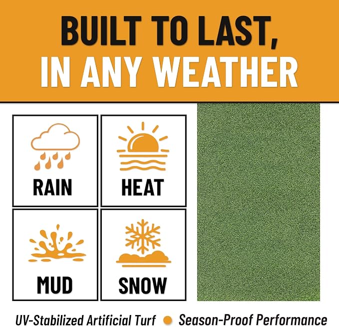 Ottomanson Artificial Turf Mat Pro 31" x 2', Indoor Outdoor Fake Grass Mat - Image 5