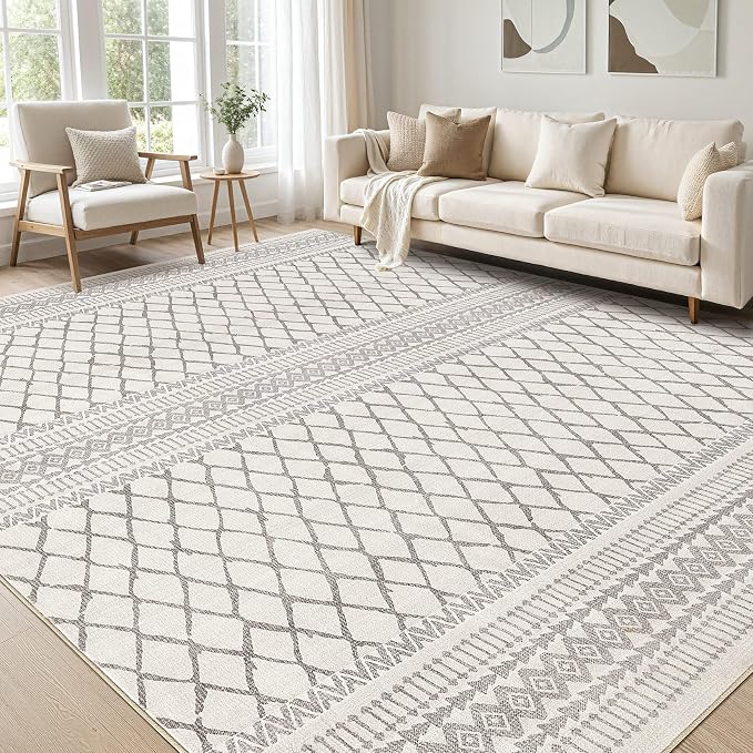 cotiled 6x9 Area Rugs Living Room Rug: Washable Boho Rugs by COTILED