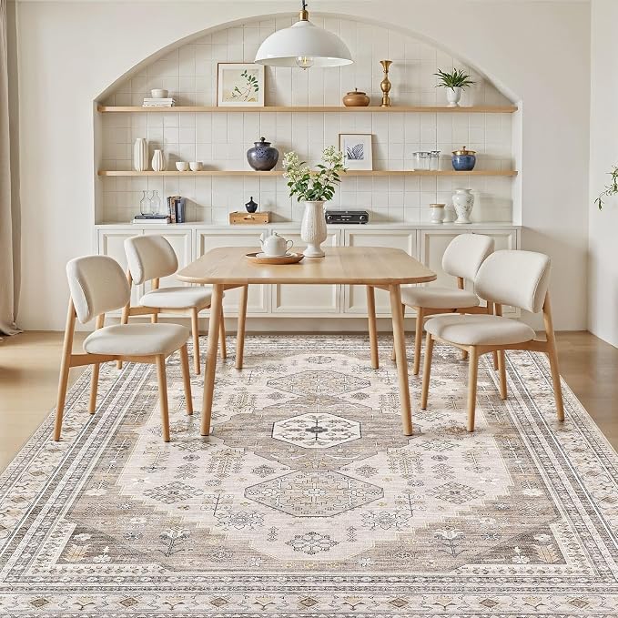 10x14 Washable Area Rug, Large Rugs - Image 8