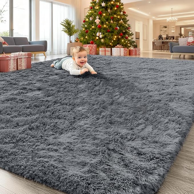 OLANLY 6x11 Machine Washable Large Area Rugs by OLANLY