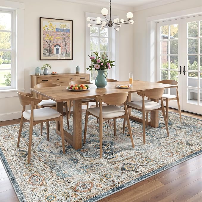 befbee 5x7 Area Rugs for Living Room, Stain Resistant Washable Rug, Non-Slip - Image 8