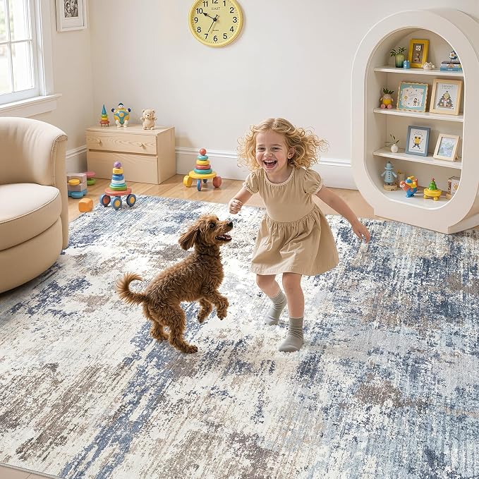 UERMEI 8x10 Area Rug Living Room Rugs - Image 4