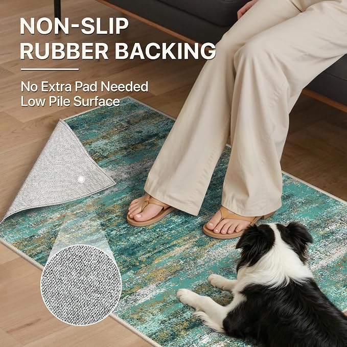 BEIMO Area Rugs 6x9 for Living Room Bedroom, Modern Abstract Machine Washable - Image 10