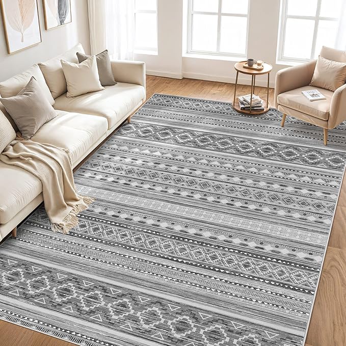 cotiled 5x7 Area Rugs Living Room Rug: Washable Boho Rugs - Image 7