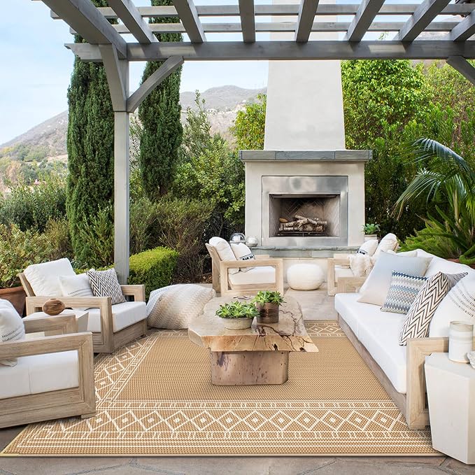 GENIMO Outdoor Rug 5'x8' Waterproof - Image 2