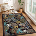 GarveeHome Jungle Animal Print Rug 3x5 Washable Area Rugs by GarveeHome