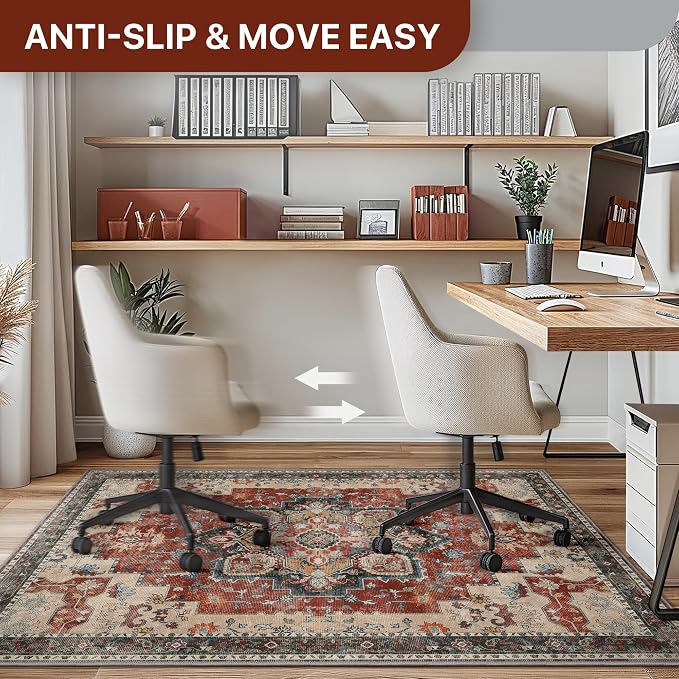Office Chair Mat for Hardwood Tile Floor, Under Desk Carpet Protector for - Image 5