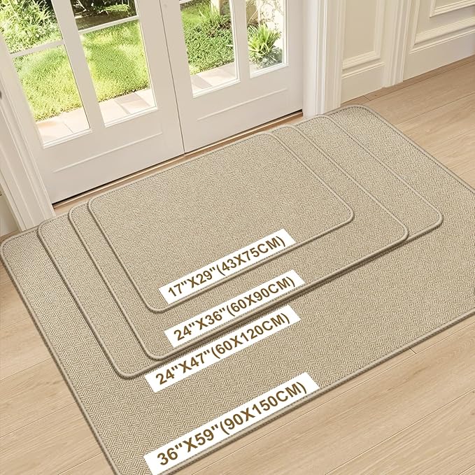 Ultra Thin Door Mat Indoor Entrance 36"x59", Low-Profile Indoor Door Mat - Image 6