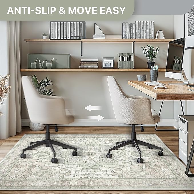 36"x60" Office Chair Mat for Hardwood Tile Floor, Under Desk Carpet Protector - Image 5