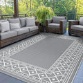 GENIMO Outdoor Rug Waterproof for Patio Decor, Camping Outside Mat for Outdoor by GENIMO