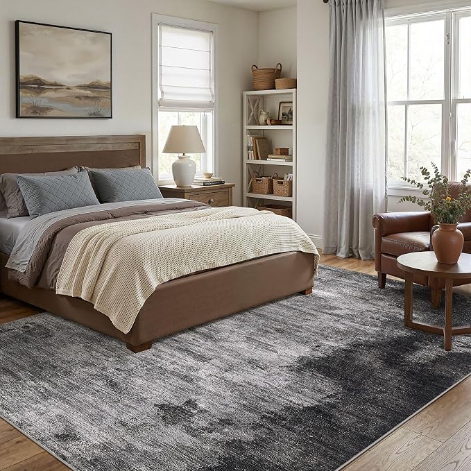 DMOYEST 10x12 Area Rug for Living Room Washable Abstract Rug - Image 3