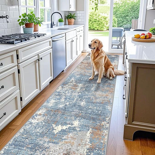 3x12 ft Long Hallway Runner Rug Non-Slip Washable Carpet Runner by BYYVOORugsforYourHome