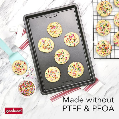 GoodCook PRO Medium Baking Sheet Pan Nonstick Warp & Scratch-Resistant - Image 8