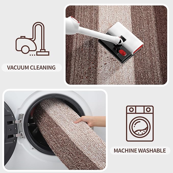 Kitinjoy Indoor Outdoor Door Mat, 32x20 Non-Slip Absorbent Dirt Trapper - Image 5